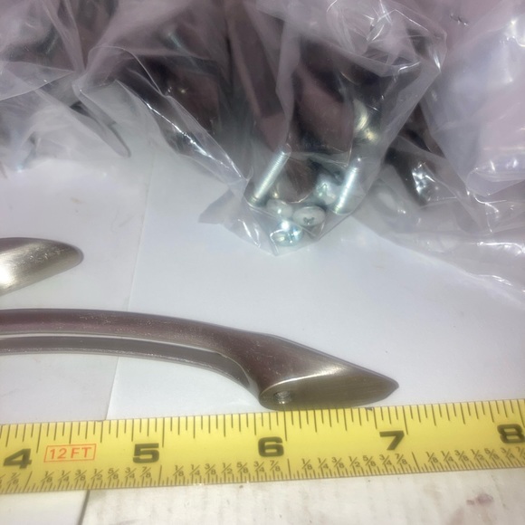 Satin Nickel Open Arch Pull Amerock Essential'z Collection - Picture 9 of 11